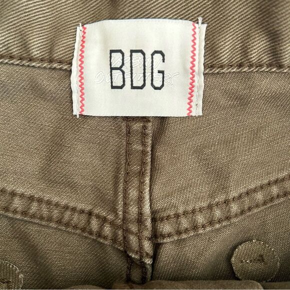 BDG | Cheeky Shorts in Military Green - Picture 7 of 8